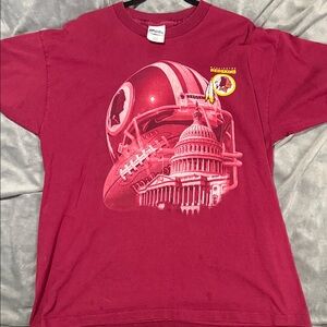 VINTAGE Pro Player Washington Redskins Burgundy Graphic Tee